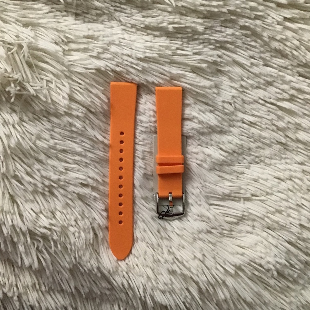 18mm silicone fossil watch strap